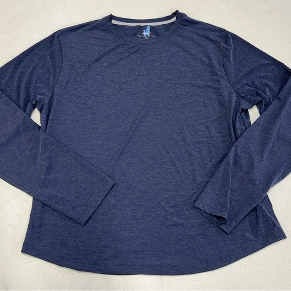 Johnnie-O Course Tee Women’s XL NAVY BLUE Performance Featherweight T-Shirt NWOT - Picture 4 of 8